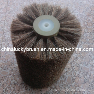 China fabricante Cavalo cabelo material sapato polimento roda escova (YY-007)